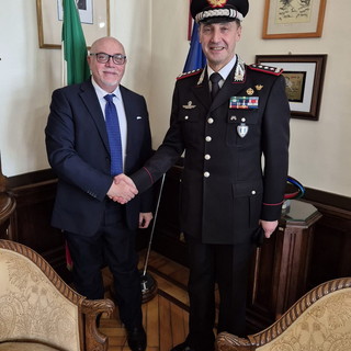 Imperia: visita del Generale di Corpo d’Armata Riccardo Galletta al Prefetto Valerio Massimo Romeo