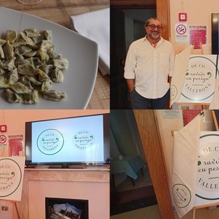 Pasta fatta in casa, Vallebona presenta la sua prima DeCo: i raviöi cu pesigu (Foto e Video)