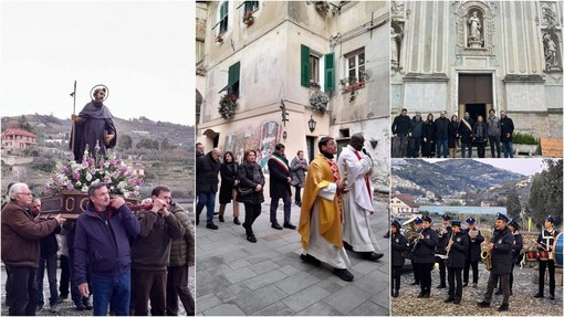 Vallecrosia Alta celebra la festa patronale di Sant'Antonio Abate (Foto)