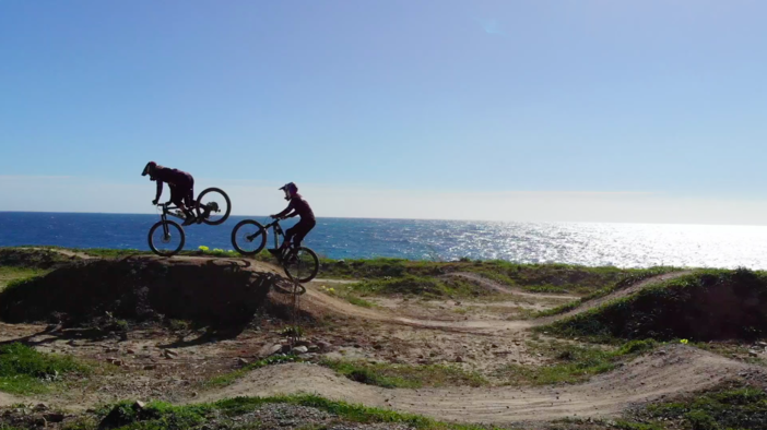 Sanremo: la mareggiata ha portato via la scogliera a Pian di Poma, chiusa la pista di 'Pump Track'