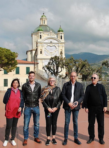 Sanremo: Paolo Masselli e Nadia Giancola con il Sindaco Biancheri al Don Orione, una mattinata dedicata all'ascolto degli ospiti e degli operatori