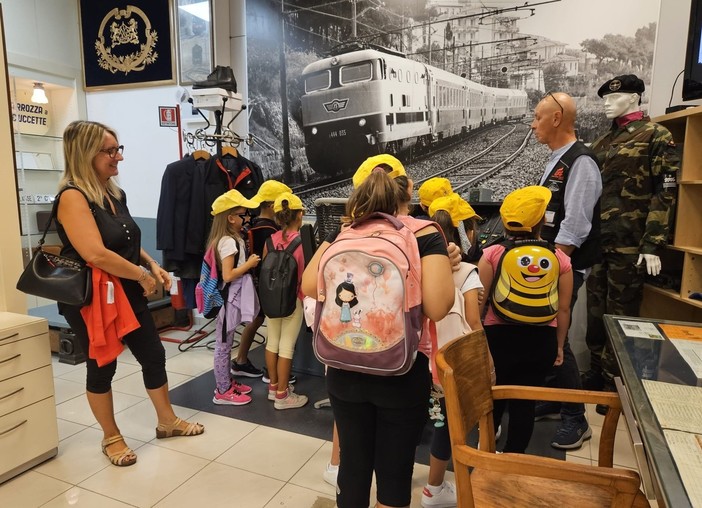 Taggia: i ragazzi della scuola “Mazzini” in visita al Museo Nazionale dei Trasporti