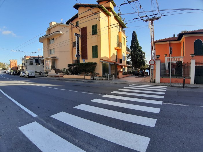 Bordighera: tutela dei pedoni e ridurre la velocità, nuovo attraversamento pedonale in via dei Bagni