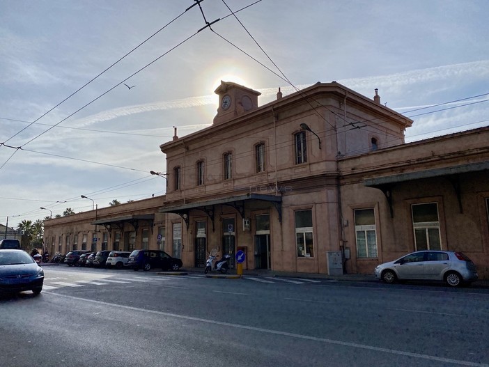 La vecchia stazione ferroviaria di Sanremo