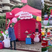 A Vallecrosia apre il Villaggio di Natale, Biancheri: &quot;Tre giorni di spettacoli e giochi&quot; (Foto e video)