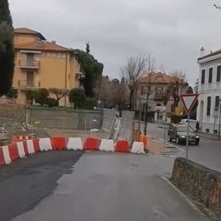 Bordighera: finalmente più sicura la parte bassa di via Coggiola, ora le opere per completarla (Foto e Video)