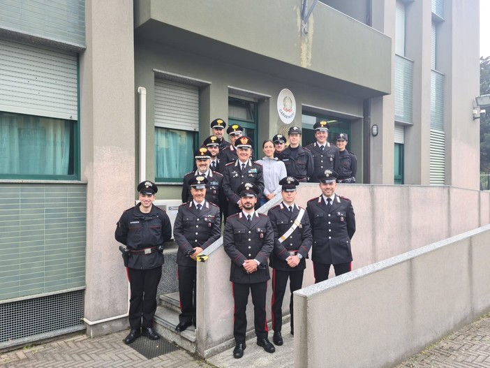 Il Generale di Corpo d’Armata Gino Micale in visita alle stazioni dei Carabinieri di Triora, Taggia e Vallecrosia