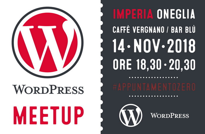 Imperia: mercoledì prossimo al 'Bar Blù' di Oneglia il primo appuntamento con il 'Wordpress Meetup'