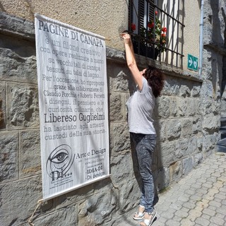 Le parole e i disegni di Libereso Guglielmi illuminano Molini di Triora. In fase di allestimento la mostra che sarà inaugurata domani