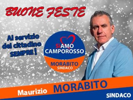Camporosso, si avvicina il Natale: gli auguri del candidato sindaco Maurizio Morabito (Foto)