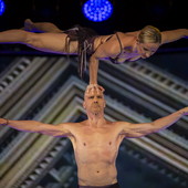 Spettacolo 'Alis Theatre' del 'Cirque de Soleil' al teatro Ariston di Sanremo