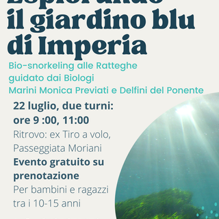 Imperia: venerdì prossimo, evento gratuito di bio-snorkeling presso l’Area Marina ‘Le Ratteghe’