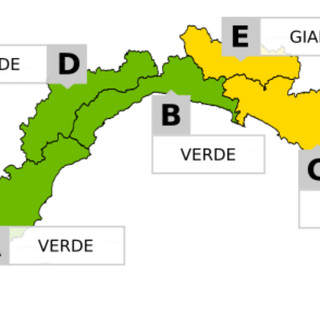 Allerta gialla dell’ARPAL sui bacini medi del levante ligure, risparmiata la nostra provincia