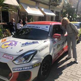 Rally delle Palme: le zontiane di Ventimiglia, Bordighera e Sanremo sponsorizzano Valentina Briano ed Alice Poggio (Foto)