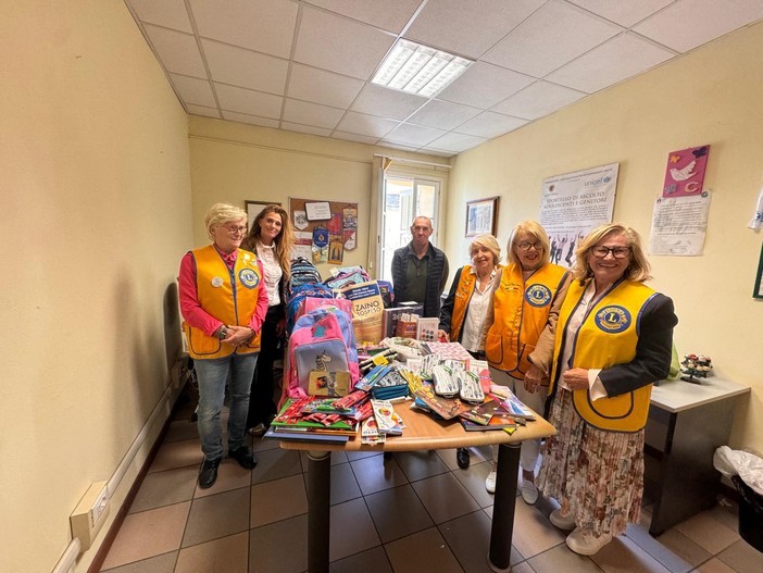 ‘Zaino sospeso’: concluso con successo il service del Lions Club Sanremo Matutia