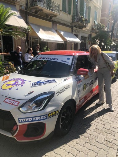 Rally delle Palme: le zontiane di Ventimiglia, Bordighera e Sanremo sponsorizzano Valentina Briano ed Alice Poggio (Foto)