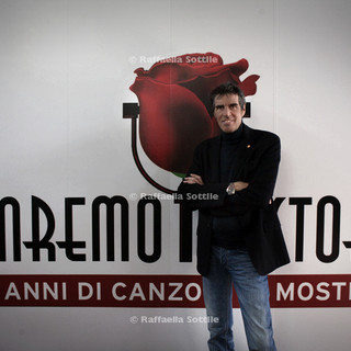 Mostra 'Sanremo Story' di Pepi Morgia al Music Store del Porto Antico di Genova