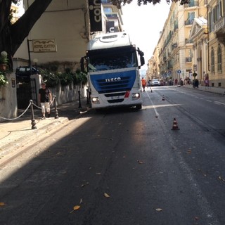 Sanremo: terminati in anticipo i lavori di via Roma, a settembre verrà fatta l'asfaltatura