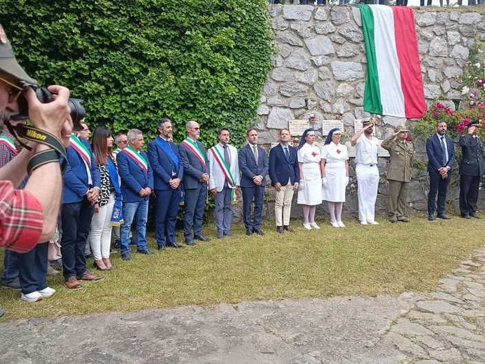 Pornassio: il presidente ad interim della Regione Piana e assessore Scajola a 75esimo raduno degli alpini a Colle di Nava