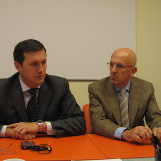 Il direttore di Confindustria Giuseppe Argirò ed il presidente Sandro Cepollina