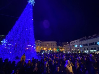 L'accensione dell'Albero di Natale nel 2019