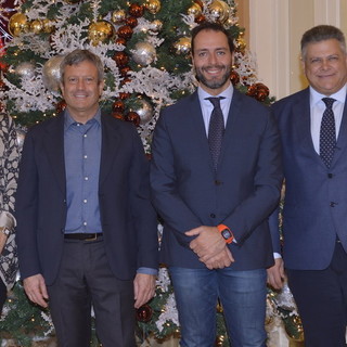 Sanremo: Festa degli auguri al Casinò, consegnate, oggi le medaglie ai dipendenti del Casinò in congedo pensionistico nel 2017