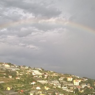 Sanremo: l'arcobaleno dopo la pioggia, le foto della lettrice Marzia