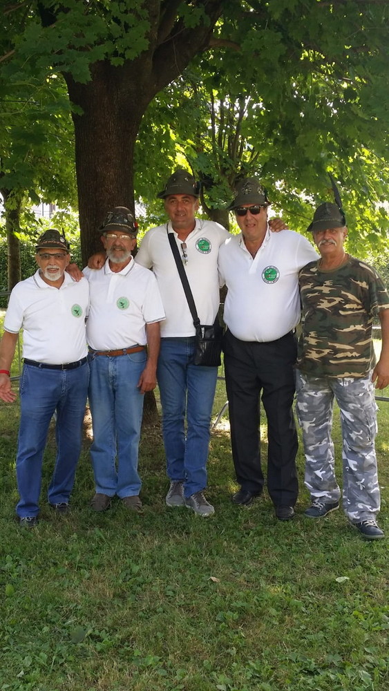 Il gruppo degli Alpini di Vallecrosia al raduno intersezionale di Chiusapesio