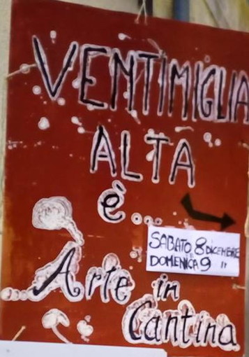 Ventimiglia: sabato e domenica in vico delle Torri nella città alta l'appuntamento con 'Arte in Cantina'