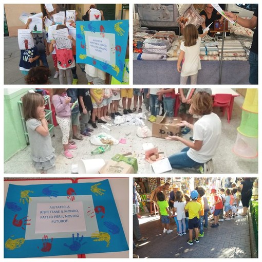 Manifestare per l'ambiente non ha età: oggi in piazza anche i bambini dell'asilo di Santo Stefano al Mare