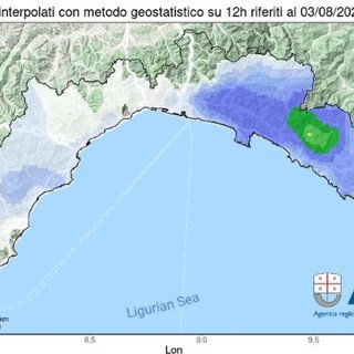 Sulla provincia di Imperia allerta meteo gialla per temporali prolungata fino alle 2 di domani