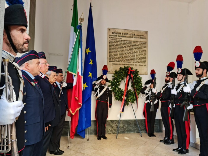Ventimiglia: l’Arma dei Carabinieri ricorda il maggiore Livio Duce nell’80° anniversario della morte