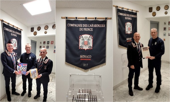 L'Anc di Ventimiglia incontra i carabinieri del principe di Monaco (Foto)