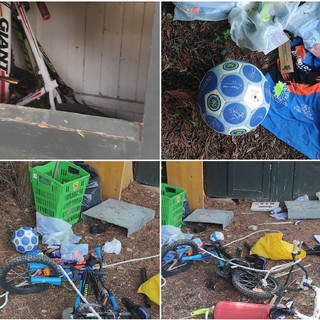 Vandali in azione a Diano Marina, danni al campo-scuola di mountain bike