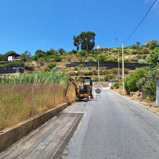 Bordighera:  al via lavori di rifacimento dell’asfalto in via Cornice dei due Golfi