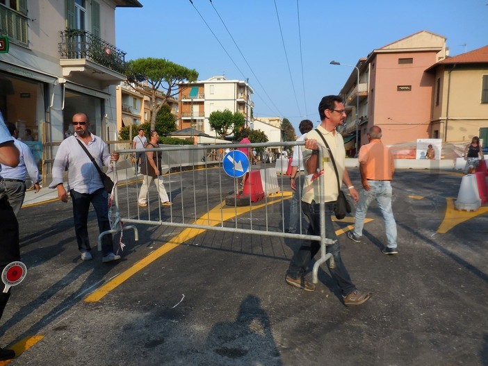 Bordighera: aperto il ponte sul Rio Borghetto, la viabilità sull’Aurelia torna alla normalità