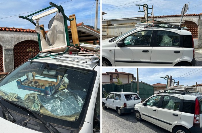 Discarica a cielo aperto a Coldirodi, tre auto abbandonate piene di rifiuti: &quot;Il Comune intervenga&quot; (Foto)