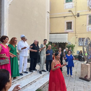 'Agorà – Arte in Piazza', inaugurata a Bordighera la festa d’arte e di creatività (foto)