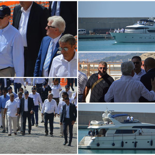 Ventimiglia: dopo due anni il Principe Alberto di Monaco in visita al porto di Cala del Forte (Foto)