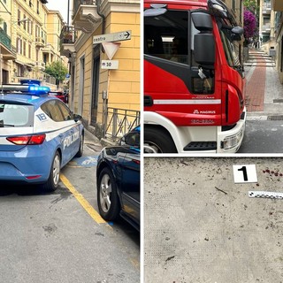 Sanremo, lite con accoltellamento stamattina in corso Inglesi, un arresto della Polizia (Foto)