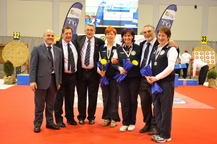 Nella foto le &quot;master&quot; Facchini Nazzarena, Gervasi Patrizia e Lorenzi Laura durante la premiazione