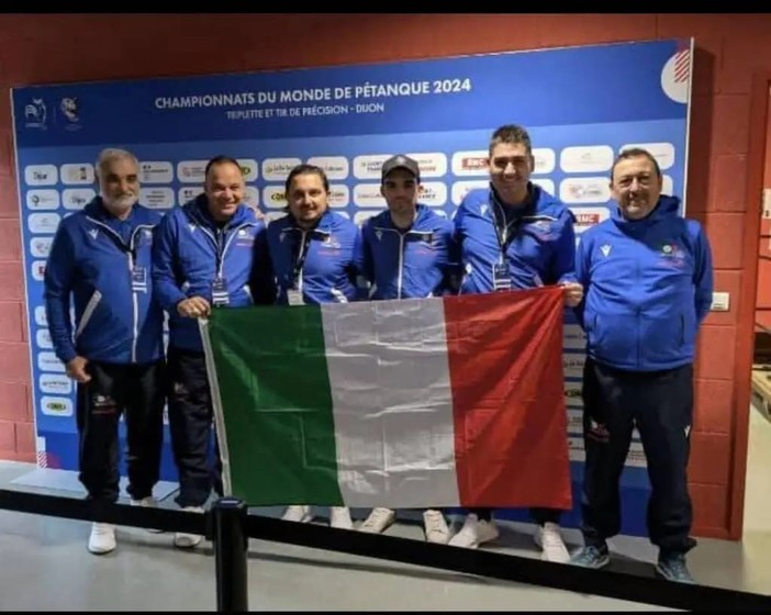 Ai mondiali di petanque di Digione trionfa la nazionale Italiana con Capaccioni, Rizzi e Cocciolo ex tesserati dell'Unione Bocciofila Roverino