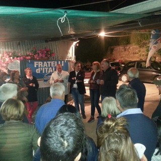 Sanremo: ieri sera, incontro del candidato sindaco Berrino con amici e simpatizzanti in zona San Giovanni