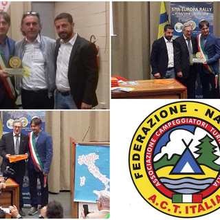 Il Comune di Camporosso ritira la ‘Bandiera gialla’ al ‘Salone del Camper di Parma’, Gibelli “Importante riconoscimento per il territorio”