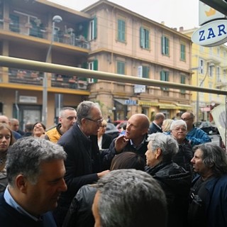 Elezioni Sanremo: il candidato sindaco Alberto Biancheri ha incontrato la comunità di San Martino ed i tifosi della Sanremese