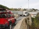 Sanremo: bilico rimane incastrato in via Val d'Olivi, intervento dei pompieri e della polizia municipale
