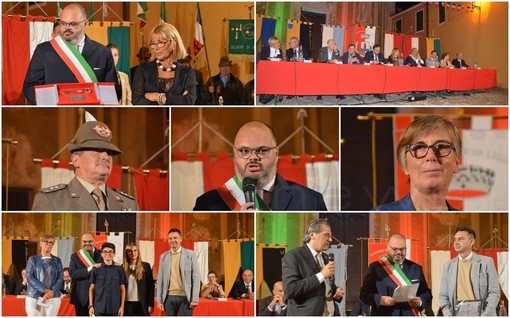 Riva Ligure: consegnate le benemerenze cittadine 2017 e la cittadinanza onoraria alle Truppe Alpine (Foto e Video)