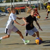 Arma di Taggia, ottima la due giorni di basket in piazza Chierotti (foto)