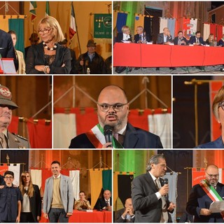 Riva Ligure: consegnate le benemerenze cittadine 2017 e la cittadinanza onoraria alle Truppe Alpine (Foto e Video)