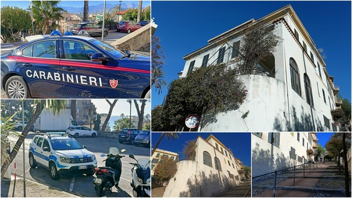 Bordighera, abusivi nell’ex albergo Bellavista: blitz delle forze dell'ordine (Foto e video)